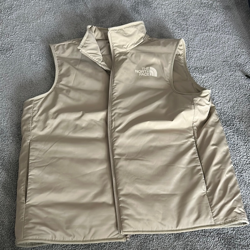 The North Face Beige Puffer Vest